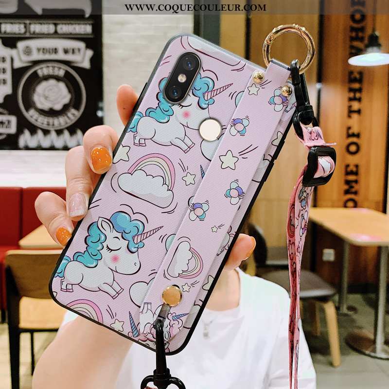 Étui Xiaomi Mi 8 Modèle Fleurie Dessin Animé Étui, Coque Xiaomi Mi 8 Silicone Créatif Verte