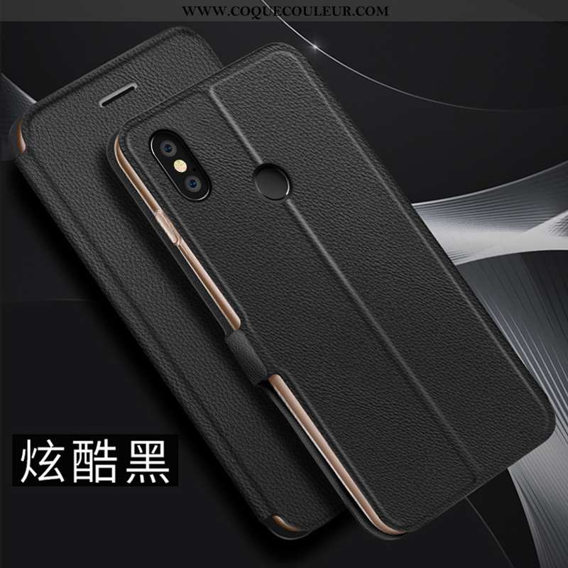 Coque Xiaomi Mi 8 Personnalité Cuir Protection, Housse Xiaomi Mi 8 Créatif Tout Compris Bleu