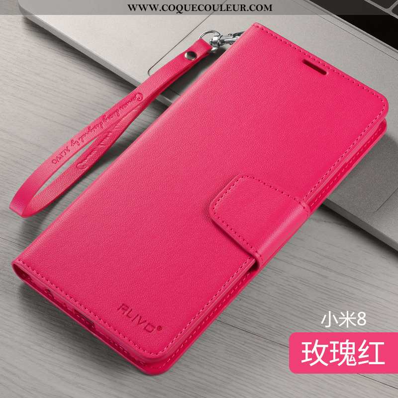 Housse Xiaomi Mi 8 Fluide Doux Étui Protection, Xiaomi Mi 8 Silicone Incassable Violet