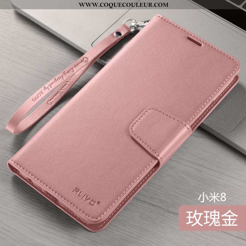 Housse Xiaomi Mi 8 Fluide Doux Étui Protection, Xiaomi Mi 8 Silicone Incassable Violet