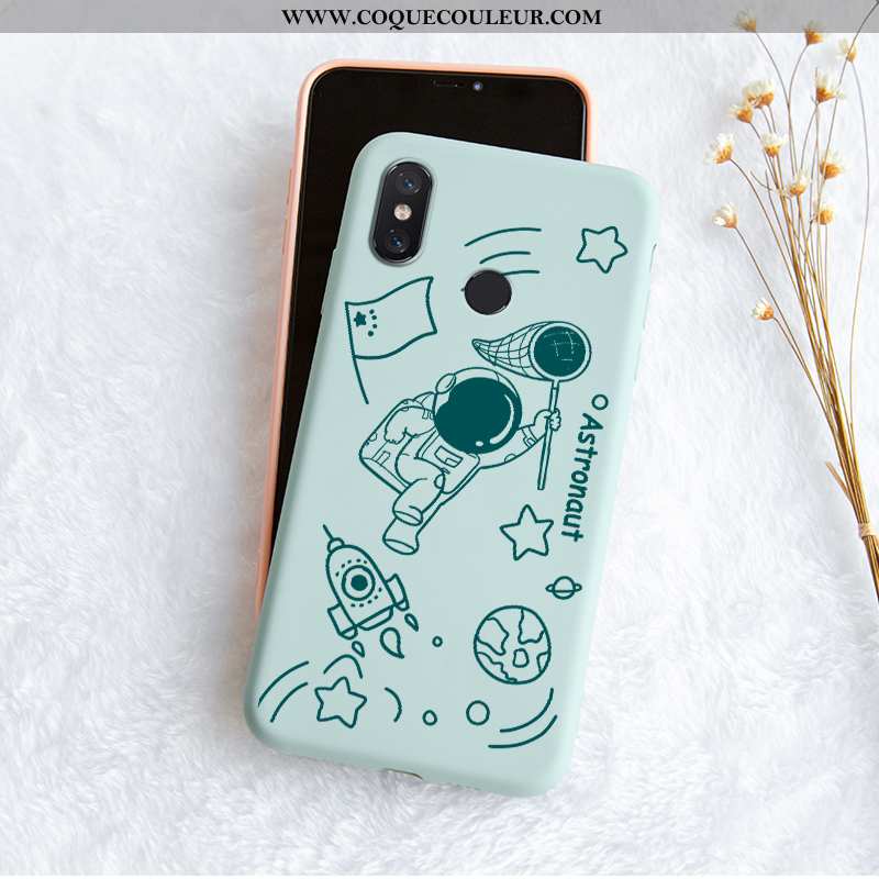 Coque Xiaomi Mi 8 Protection Vent Tendance, Housse Xiaomi Mi 8 Personnalité Incassable Bleu