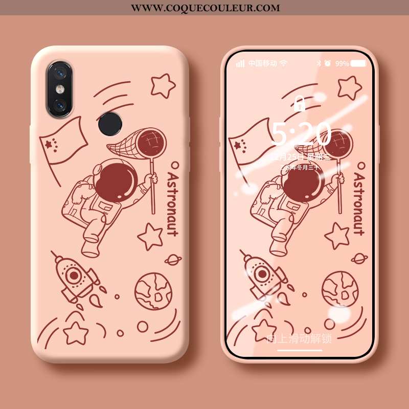 Coque Xiaomi Mi 8 Protection Vent Tendance, Housse Xiaomi Mi 8 Personnalité Incassable Bleu