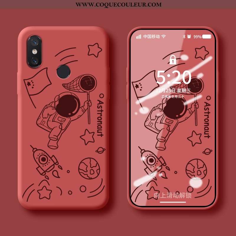 Coque Xiaomi Mi 8 Protection Vent Tendance, Housse Xiaomi Mi 8 Personnalité Incassable Bleu