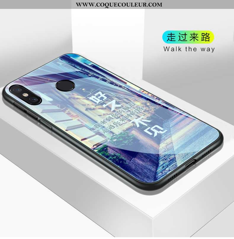 Coque Xiaomi Mi 8 Silicone Petit Fluide Doux, Housse Xiaomi Mi 8 Protection Téléphone Portable Viole