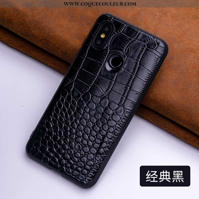 Housse Xiaomi Mi 8 Créatif Tout Compris Transparent, Étui Xiaomi Mi 8 Cuir Véritable Bovins Marron