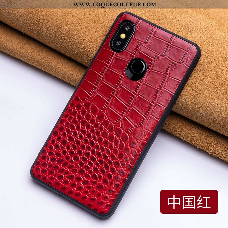 Housse Xiaomi Mi 8 Créatif Tout Compris Transparent, Étui Xiaomi Mi 8 Cuir Véritable Bovins Marron