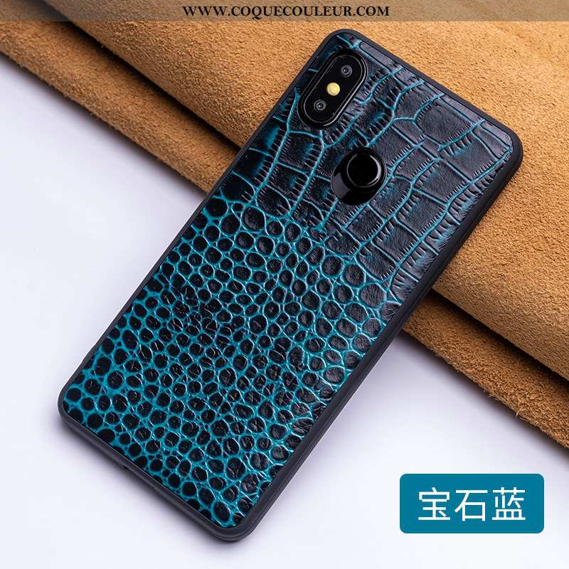 Housse Xiaomi Mi 8 Créatif Tout Compris Transparent, Étui Xiaomi Mi 8 Cuir Véritable Bovins Marron