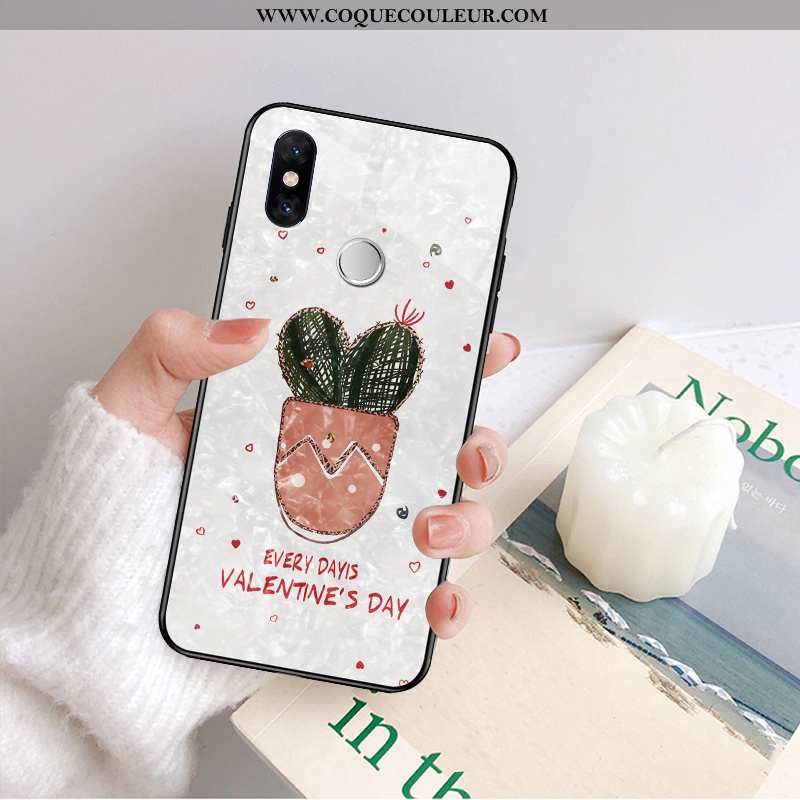 Coque Xiaomi Mi 8 Dessin Animé Étui Téléphone Portable, Housse Xiaomi Mi 8 Charmant Ultra Blanche