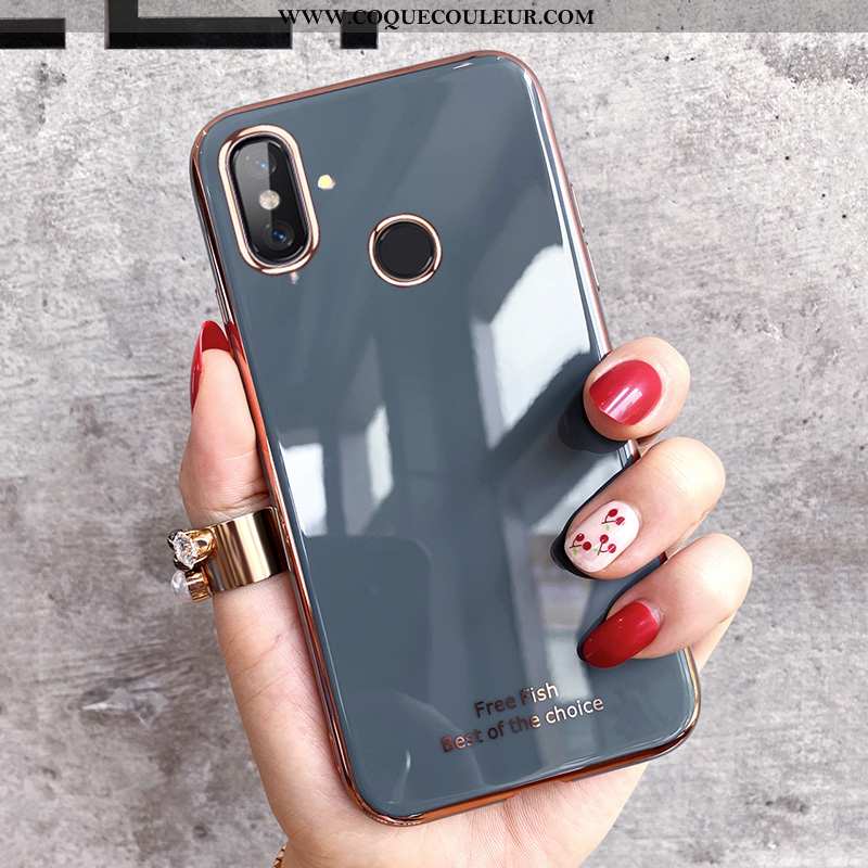 Coque Xiaomi Mi 8 Modèle Fleurie Téléphone Portable Étui, Housse Xiaomi Mi 8 Fluide Doux Incassable 