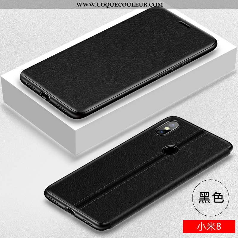 Étui Xiaomi Mi 8 Personnalité Luxe Tendance, Coque Xiaomi Mi 8 Créatif Protection Bleu