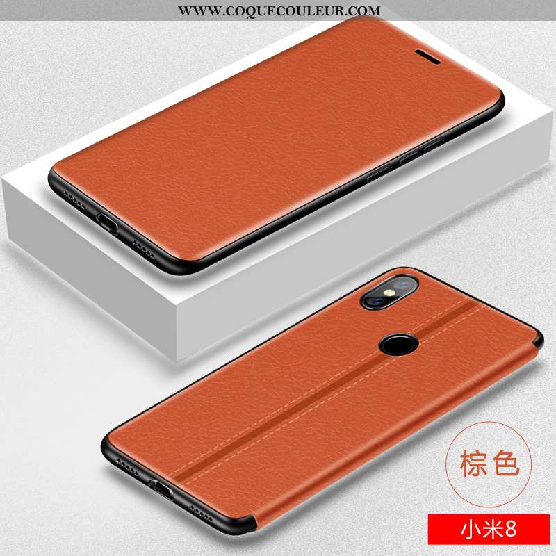 Étui Xiaomi Mi 8 Personnalité Luxe Tendance, Coque Xiaomi Mi 8 Créatif Protection Bleu
