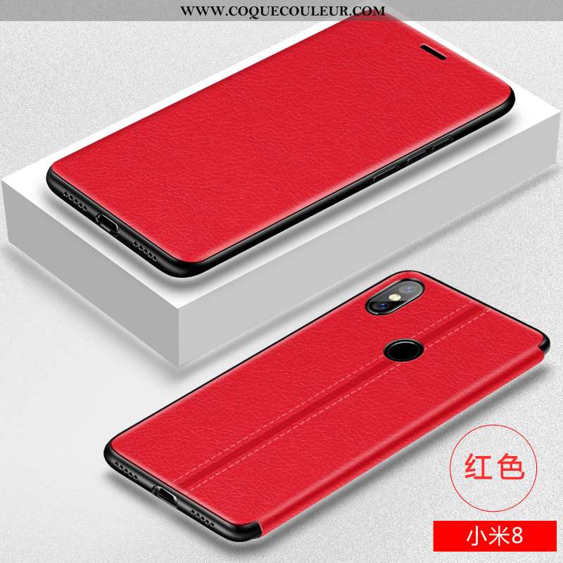 Étui Xiaomi Mi 8 Personnalité Luxe Tendance, Coque Xiaomi Mi 8 Créatif Protection Bleu