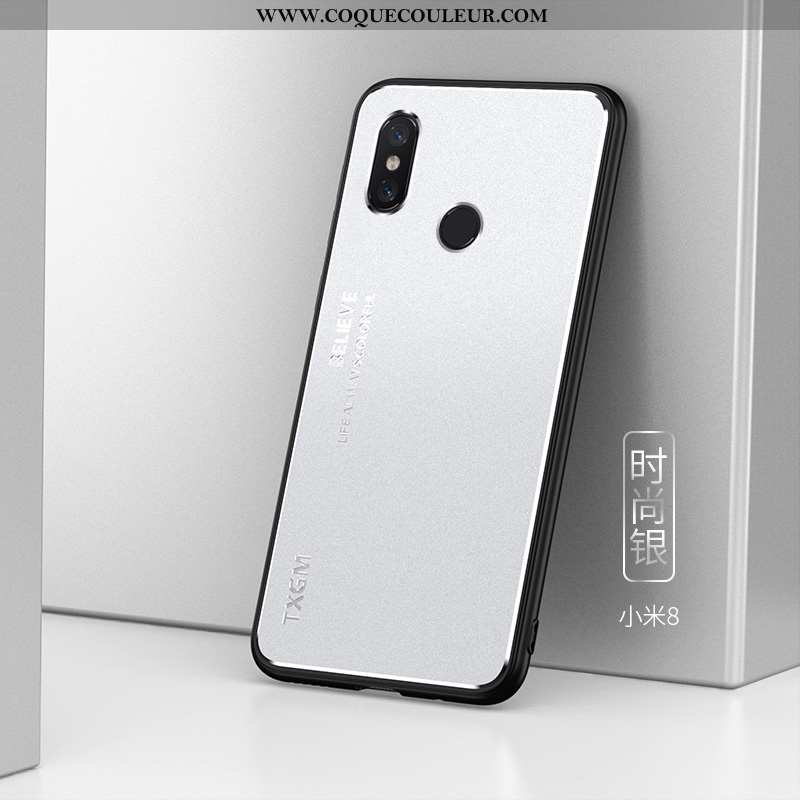 Housse Xiaomi Mi 8 Ultra Tout Compris Protection, Étui Xiaomi Mi 8 Légère Personnalité Rose