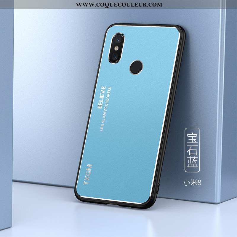 Housse Xiaomi Mi 8 Ultra Tout Compris Protection, Étui Xiaomi Mi 8 Légère Personnalité Rose