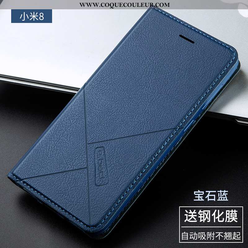 Housse Xiaomi Mi 8 Protection Jeunesse Tout Compris, Étui Xiaomi Mi 8 Cuir Rose