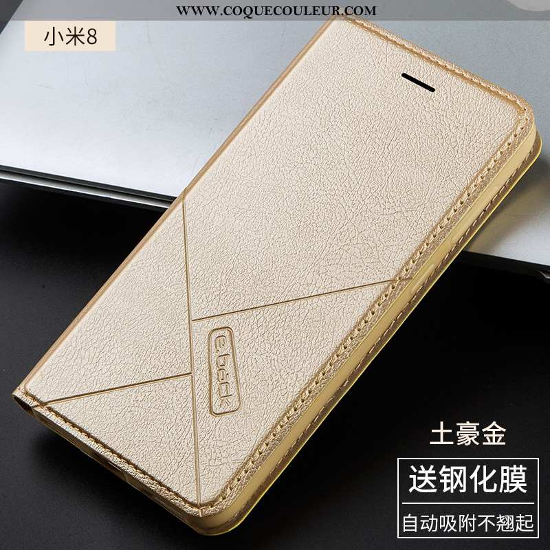 Housse Xiaomi Mi 8 Protection Jeunesse Tout Compris, Étui Xiaomi Mi 8 Cuir Rose