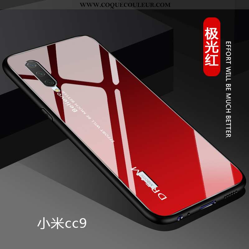 Coque Xiaomi Mi 9 Lite Légère Étui Petit, Housse Xiaomi Mi 9 Lite Fluide Doux Personnalité Bleu Fonc