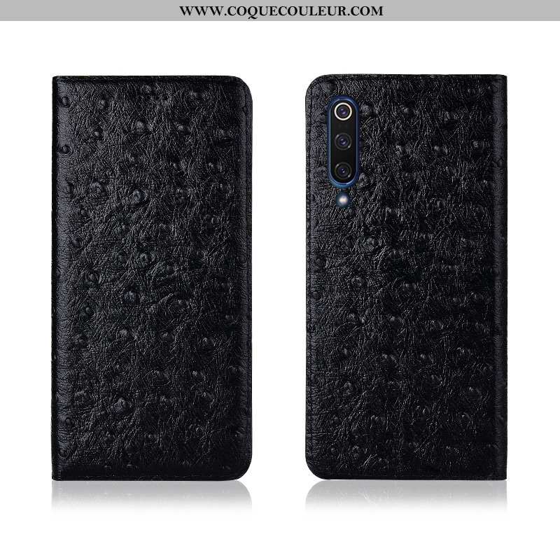 Housse Xiaomi Mi 9 Lite Protection Tout Compris Coque, Étui Xiaomi Mi 9 Lite Cuir Véritable Nouveau 