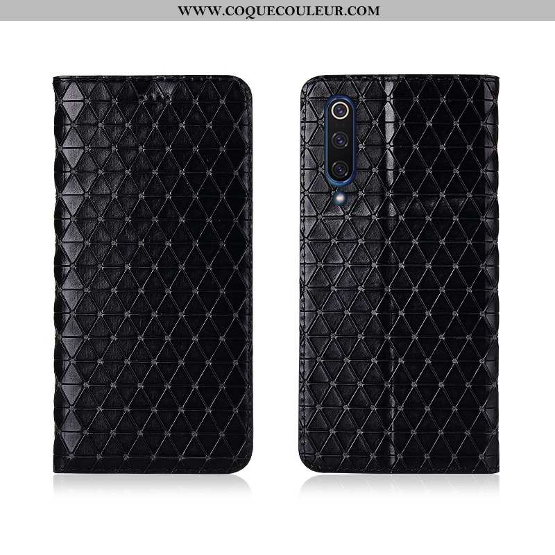 Coque Xiaomi Mi 9 Lite Cuir Véritable Petit Personnalisé, Housse Xiaomi Mi 9 Lite Cuir Incassable Ma