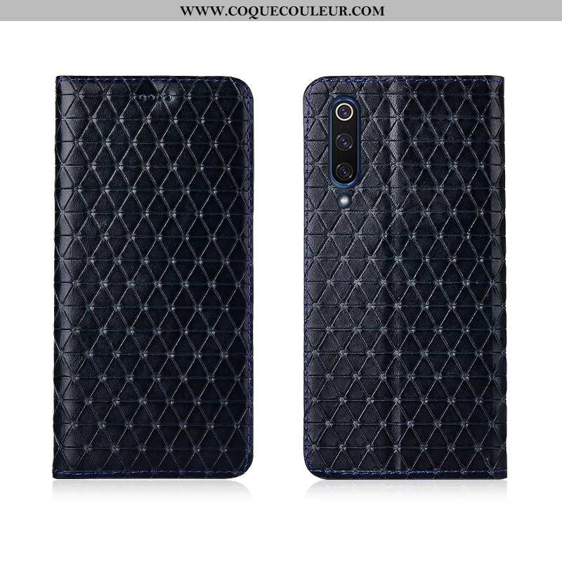 Coque Xiaomi Mi 9 Lite Cuir Véritable Petit Personnalisé, Housse Xiaomi Mi 9 Lite Cuir Incassable Ma