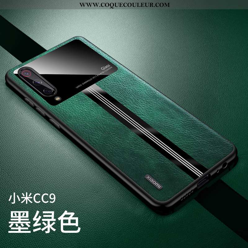 Housse Xiaomi Mi 9 Lite Personnalité Noir Modèle Fleurie, Étui Xiaomi Mi 9 Lite Créatif Nouveau