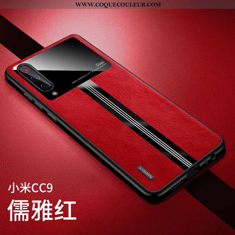 Housse Xiaomi Mi 9 Lite Personnalité Noir Modèle Fleurie, Étui Xiaomi Mi 9 Lite Créatif Nouveau