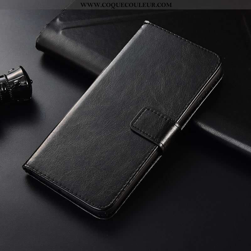 Housse Xiaomi Mi 9 Lite Portefeuille Coque Fluide Doux, Étui Xiaomi Mi 9 Lite Cuir Petit Doré