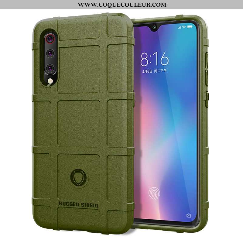 Housse Xiaomi Mi 9 Lite Silicone Tout Compris Incassable, Étui Xiaomi Mi 9 Lite Protection Créatif V