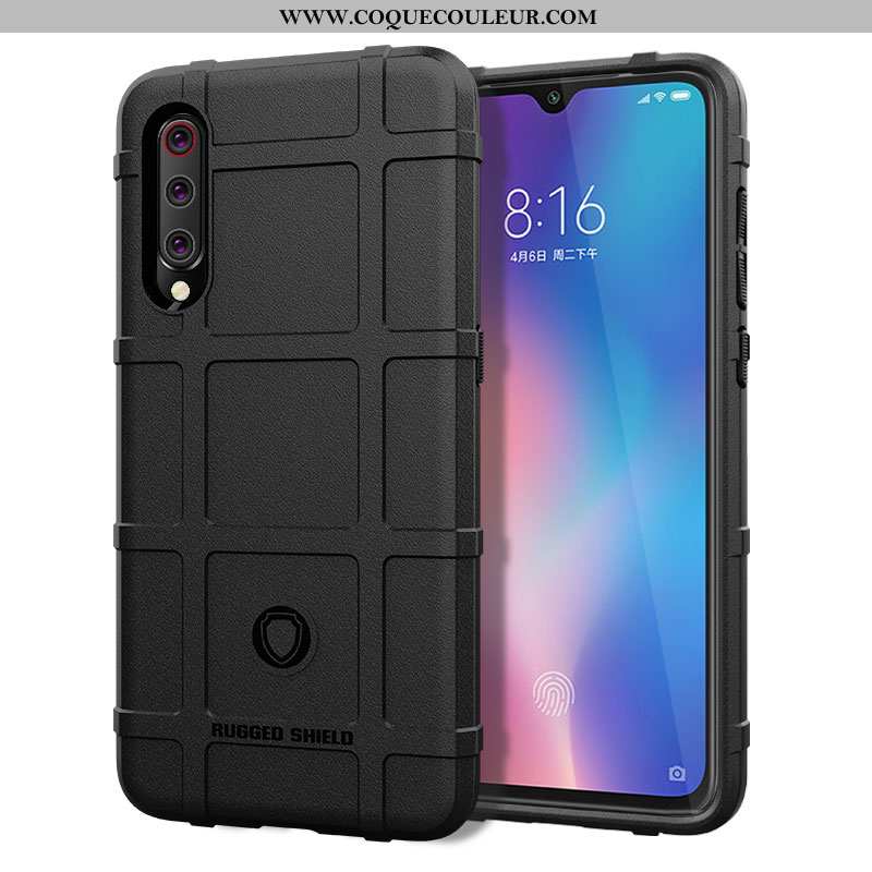 Housse Xiaomi Mi 9 Lite Silicone Tout Compris Incassable, Étui Xiaomi Mi 9 Lite Protection Créatif V