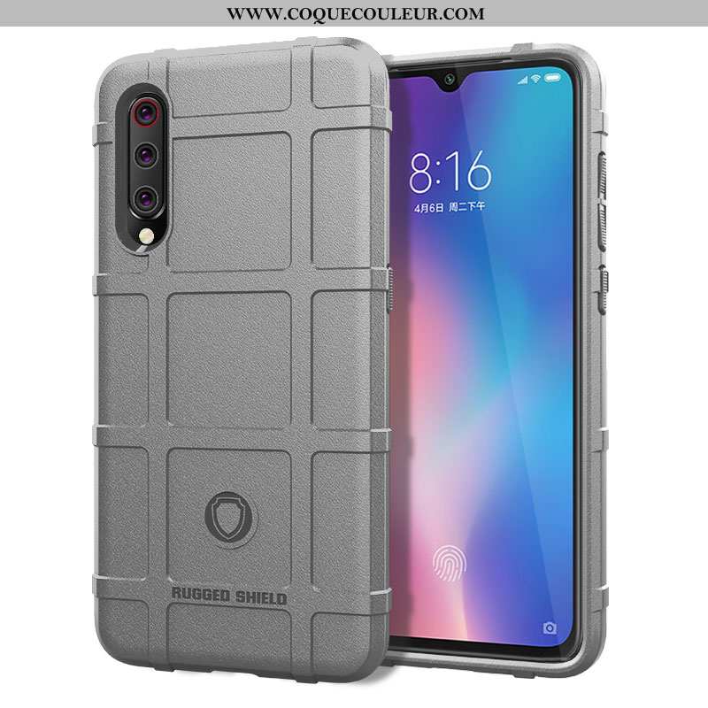 Housse Xiaomi Mi 9 Lite Silicone Tout Compris Incassable, Étui Xiaomi Mi 9 Lite Protection Créatif V