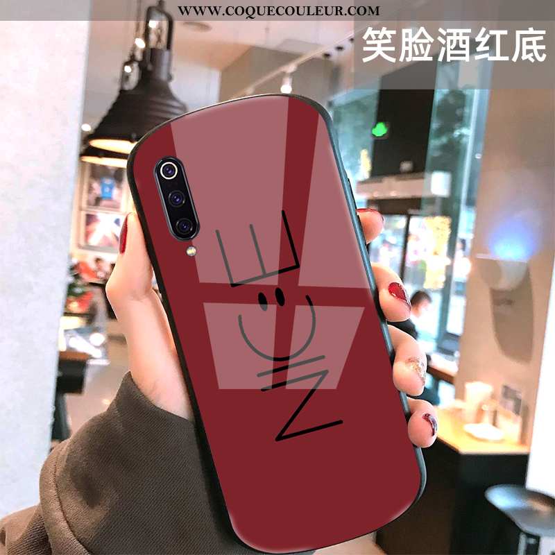 Coque Xiaomi Mi 9 Lite Créatif Téléphone Portable Miroir, Housse Xiaomi Mi 9 Lite Tendance Légère Bl