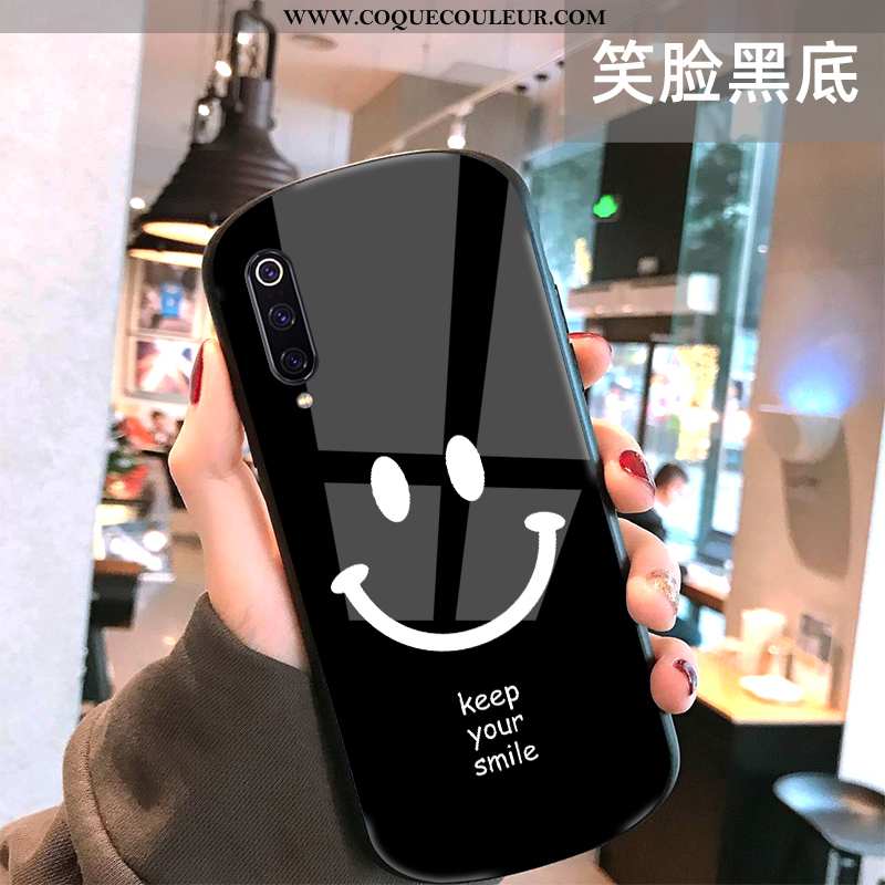 Coque Xiaomi Mi 9 Lite Créatif Téléphone Portable Miroir, Housse Xiaomi Mi 9 Lite Tendance Légère Bl