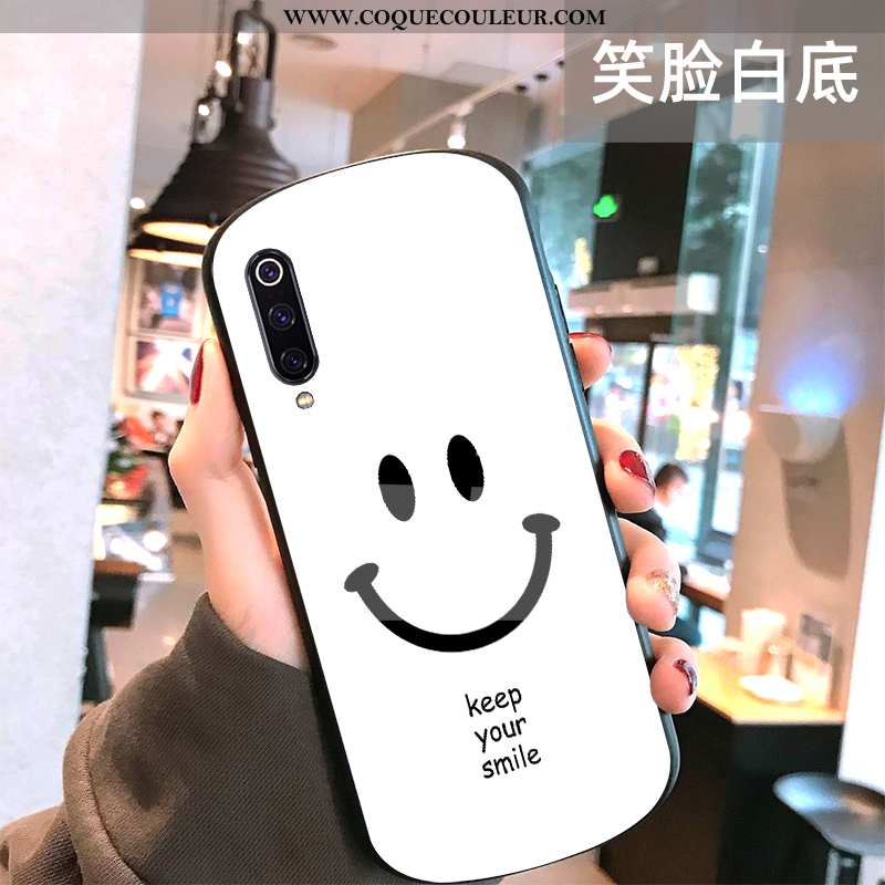 Coque Xiaomi Mi 9 Lite Créatif Téléphone Portable Miroir, Housse Xiaomi Mi 9 Lite Tendance Légère Bl