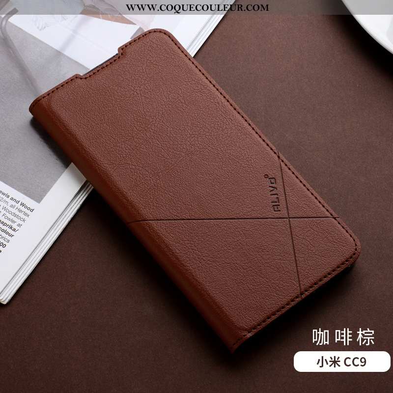 Étui Xiaomi Mi 9 Lite Cuir Silicone Incassable, Coque Xiaomi Mi 9 Lite Fluide Doux Personnalisé Rose