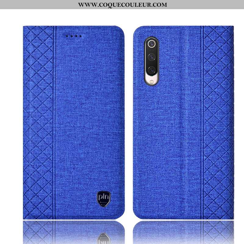 Housse Xiaomi Mi 9 Se Protection Tout Compris Téléphone Portable, Étui Xiaomi Mi 9 Se Cuir Gris