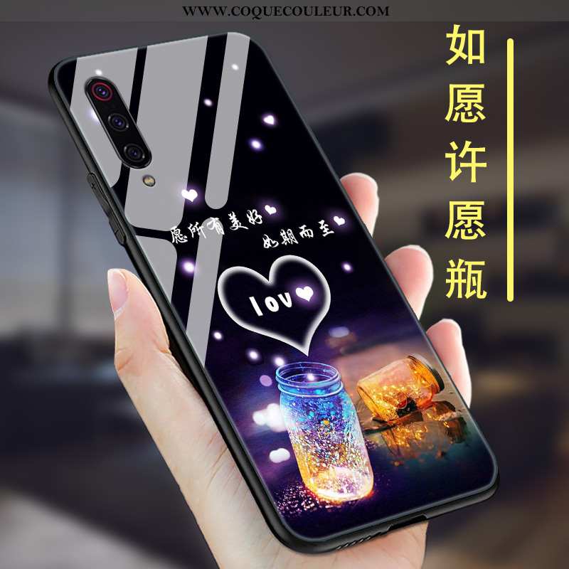 Étui Xiaomi Mi 9 Se Ultra Légère, Coque Xiaomi Mi 9 Se Tendance Personnalité Noir