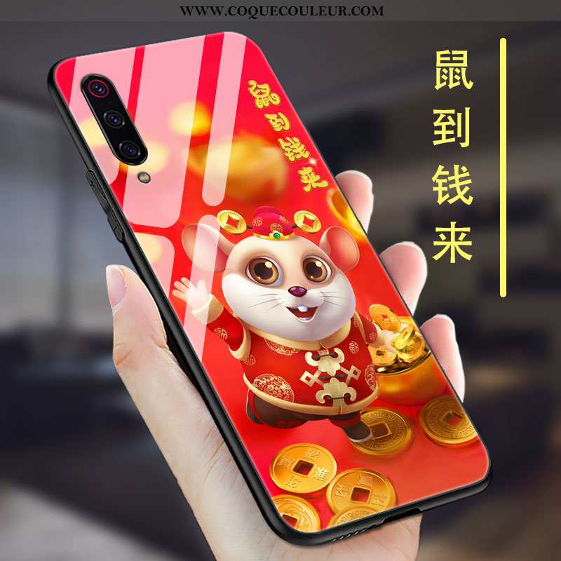 Étui Xiaomi Mi 9 Se Ultra Légère, Coque Xiaomi Mi 9 Se Tendance Personnalité Noir