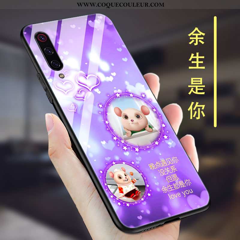 Étui Xiaomi Mi 9 Se Ultra Légère, Coque Xiaomi Mi 9 Se Tendance Personnalité Noir