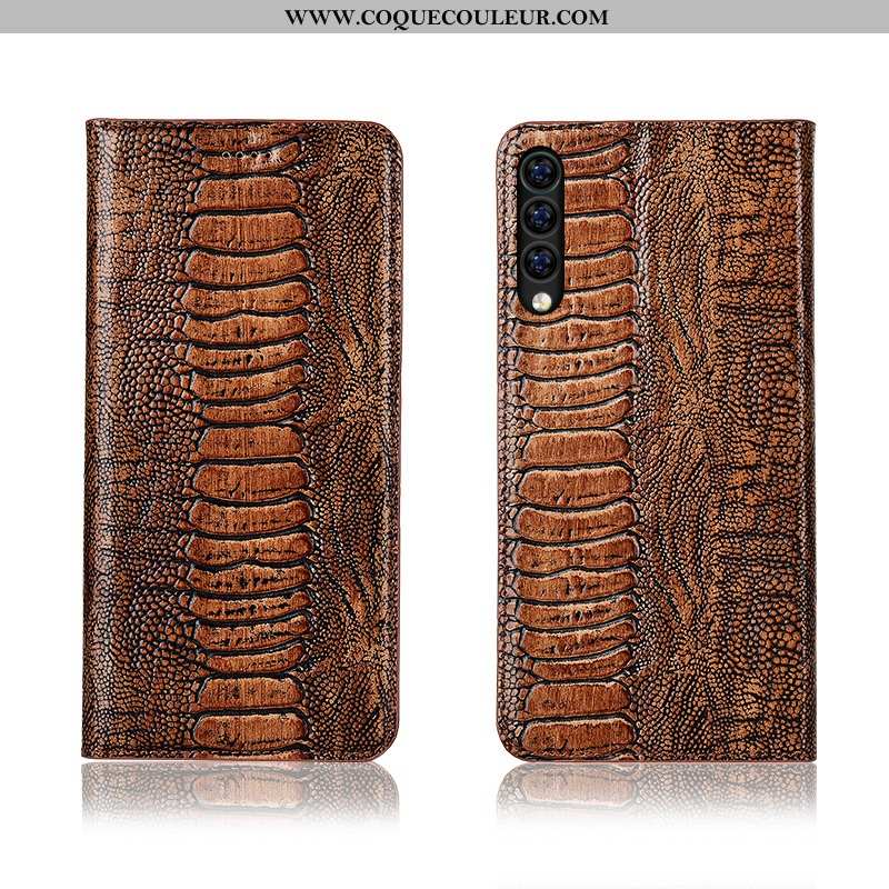 Housse Xiaomi Mi 9 Se Protection Silicone Incassable, Étui Xiaomi Mi 9 Se Cuir Véritable Bordeaux