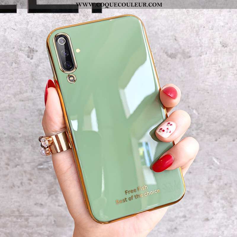 Étui Xiaomi Mi 9 Se Transparent Créatif, Coque Xiaomi Mi 9 Se Personnalité Fluide Doux Verte