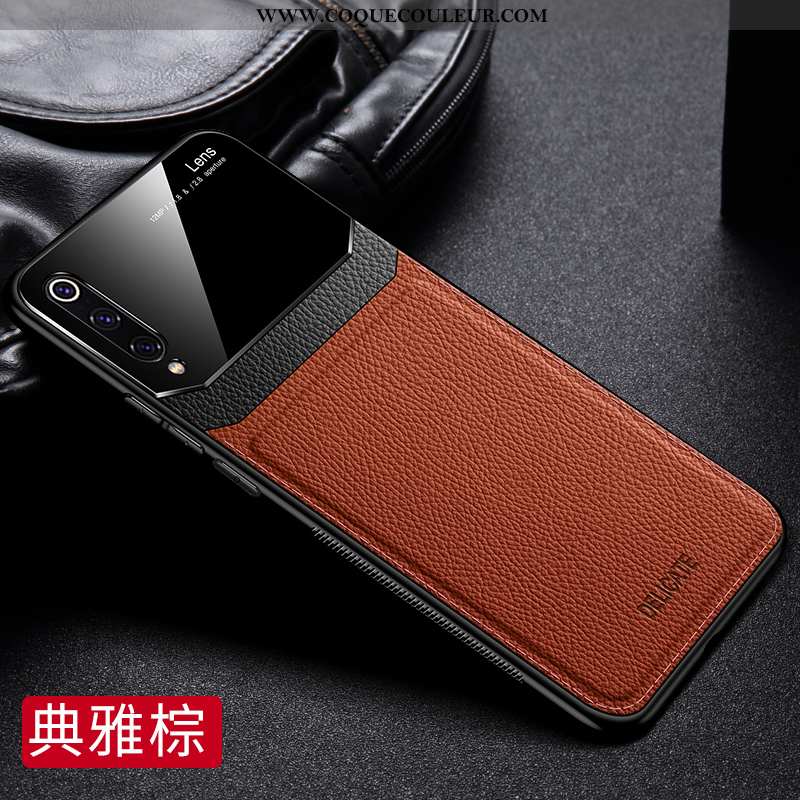 Housse Xiaomi Mi 9 Se Tendance Coque Business, Étui Xiaomi Mi 9 Se Légère Silicone Bleu