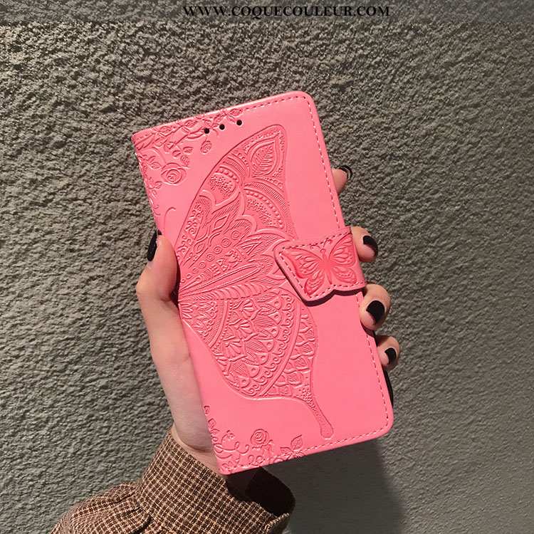 Housse Xiaomi Mi 9 Se Protection Coque Nouveau, Étui Xiaomi Mi 9 Se Cuir Tout Compris Violet