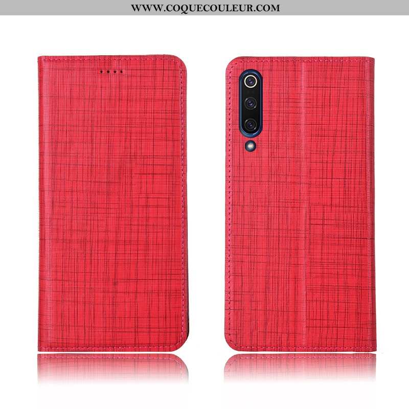 Coque Xiaomi Mi 9 Se Cuir Tout Compris Personnalisé, Housse Xiaomi Mi 9 Se Fluide Doux Marron