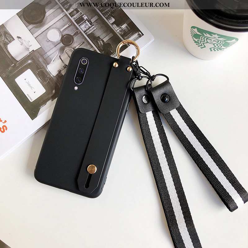 Étui Xiaomi Mi 9 Se Protection Coque Simple, Xiaomi Mi 9 Se Cou Suspendu Couleur Unie Verte