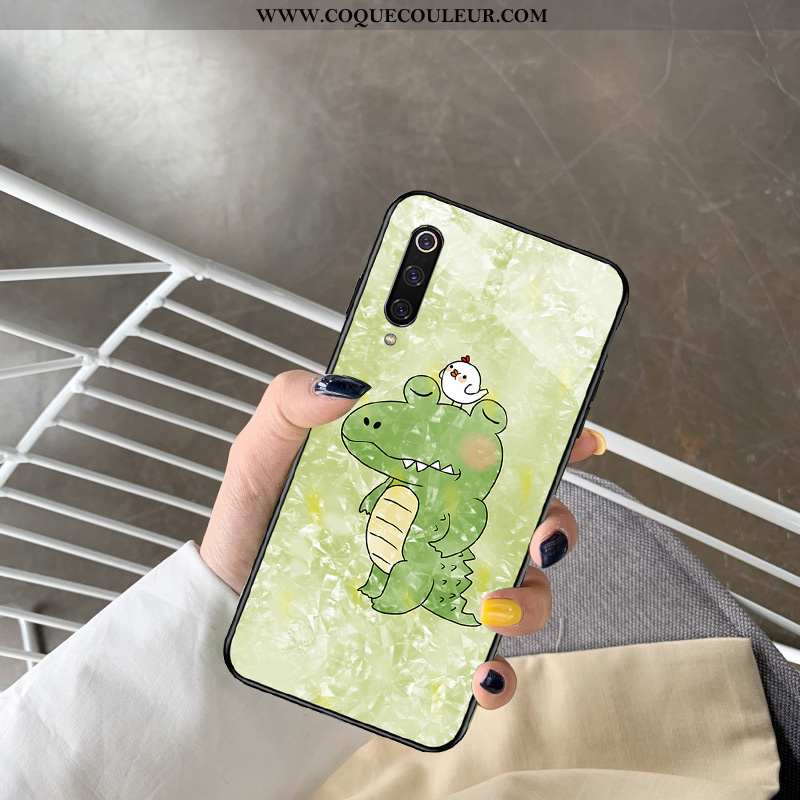 Étui Xiaomi Mi 9 Se Charmant Téléphone Portable Blanc, Coque Xiaomi Mi 9 Se Ultra Vert Blanche