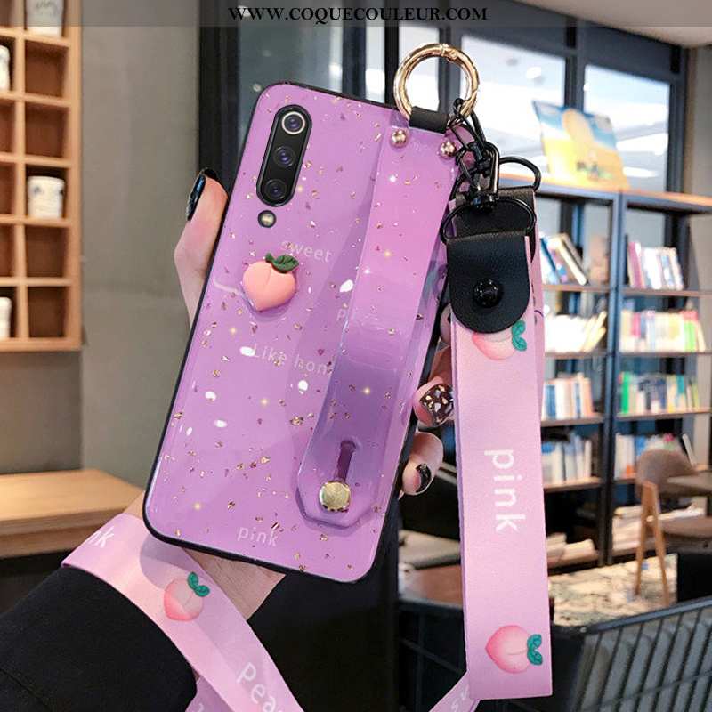 Coque Xiaomi Mi 9 Se Protection Charmant Modèle, Housse Xiaomi Mi 9 Se Ornements Suspendus Étui Rose