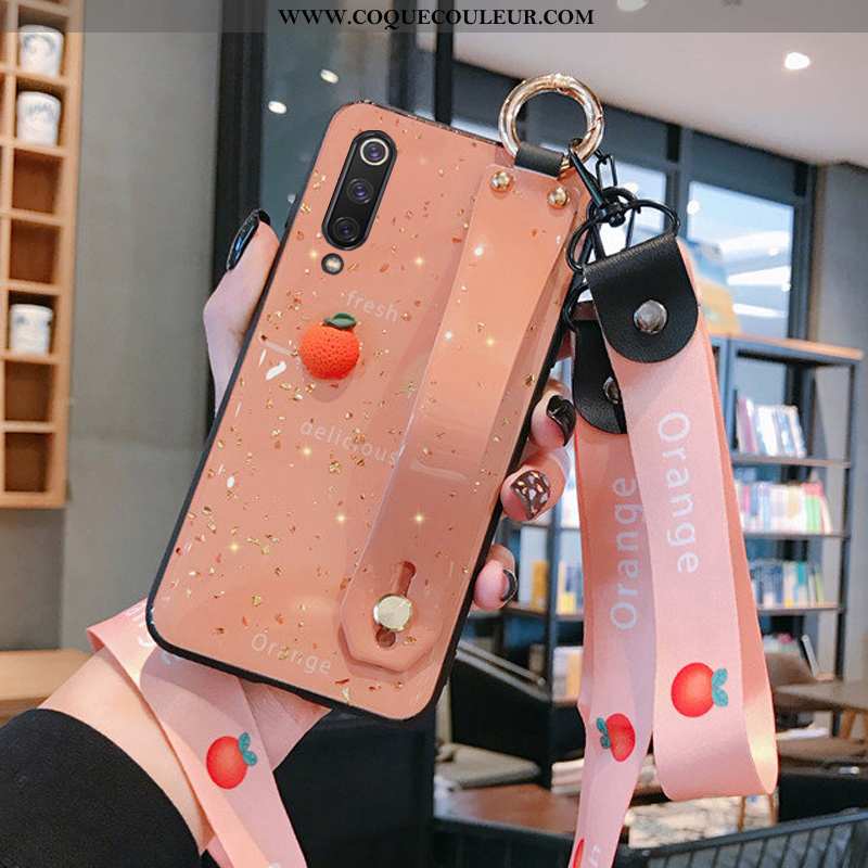 Coque Xiaomi Mi 9 Se Protection Charmant Modèle, Housse Xiaomi Mi 9 Se Ornements Suspendus Étui Rose