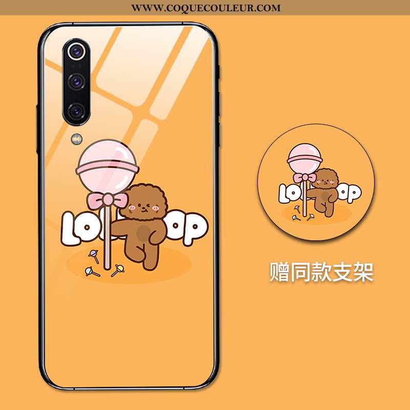 Coque Xiaomi Mi 9 Se Personnalité Amoureux Petit, Housse Xiaomi Mi 9 Se Créatif Nouveau Rose