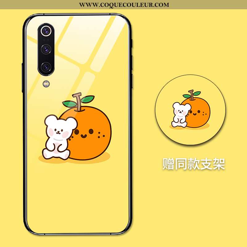 Coque Xiaomi Mi 9 Se Personnalité Amoureux Petit, Housse Xiaomi Mi 9 Se Créatif Nouveau Rose