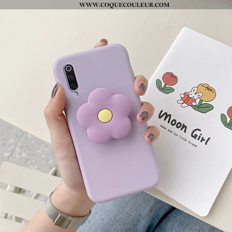 Étui Xiaomi Mi 9 Se Fluide Doux Téléphone Portable Coque, Coque Xiaomi Mi 9 Se Silicone Support Rose